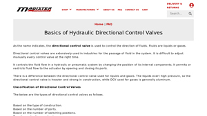 Magister Hyd - Directional Control Valves