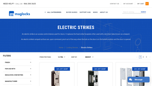 Maglocks - Electric Strikes