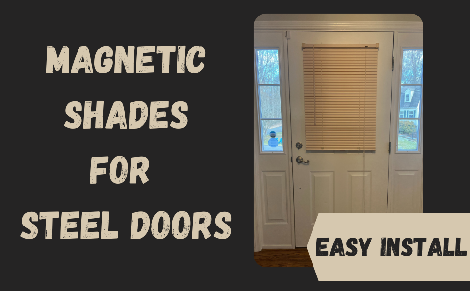 An application scenario or product detail of magnetic blinds for steel doors - Image 9