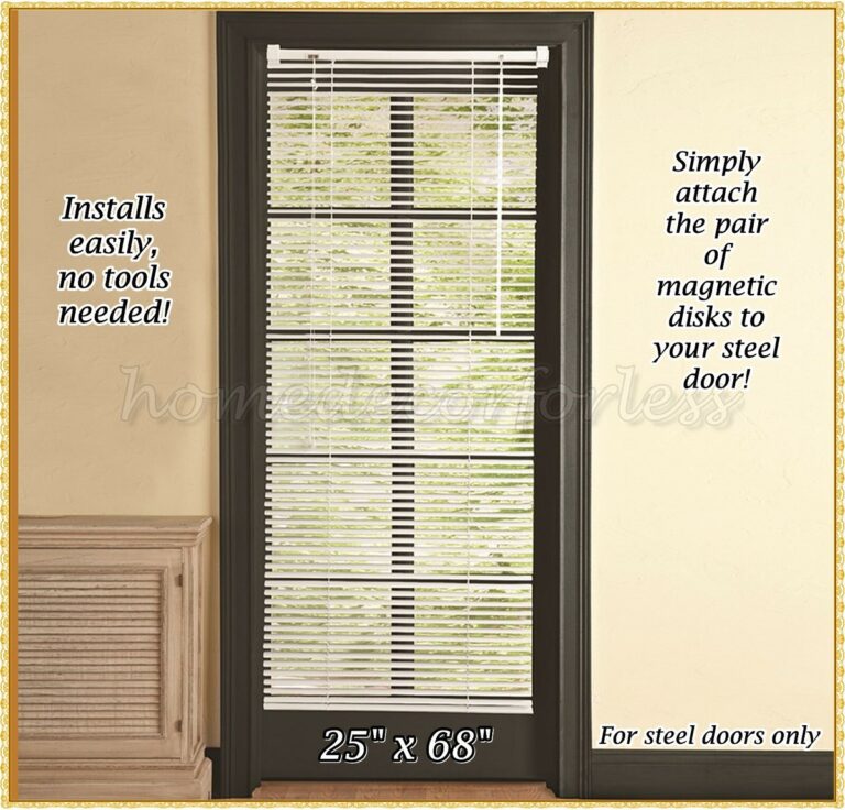 Featured image for the magnetic blinds for steel doors guide