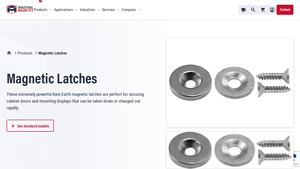 Magnetics - Rare Earth Magnetic Latches