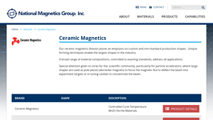 Magnetics Group - Custom Ceramic Magnetics Solutions