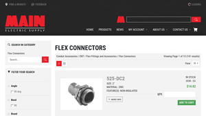 Maine Electric Supply - Flex Connectors