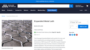 Mainline Materials - Expanded Metal Lath