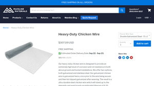 Mainline Materials - Heavy-Duty Chicken Wire