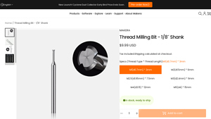 Makera - Thread Milling Bit