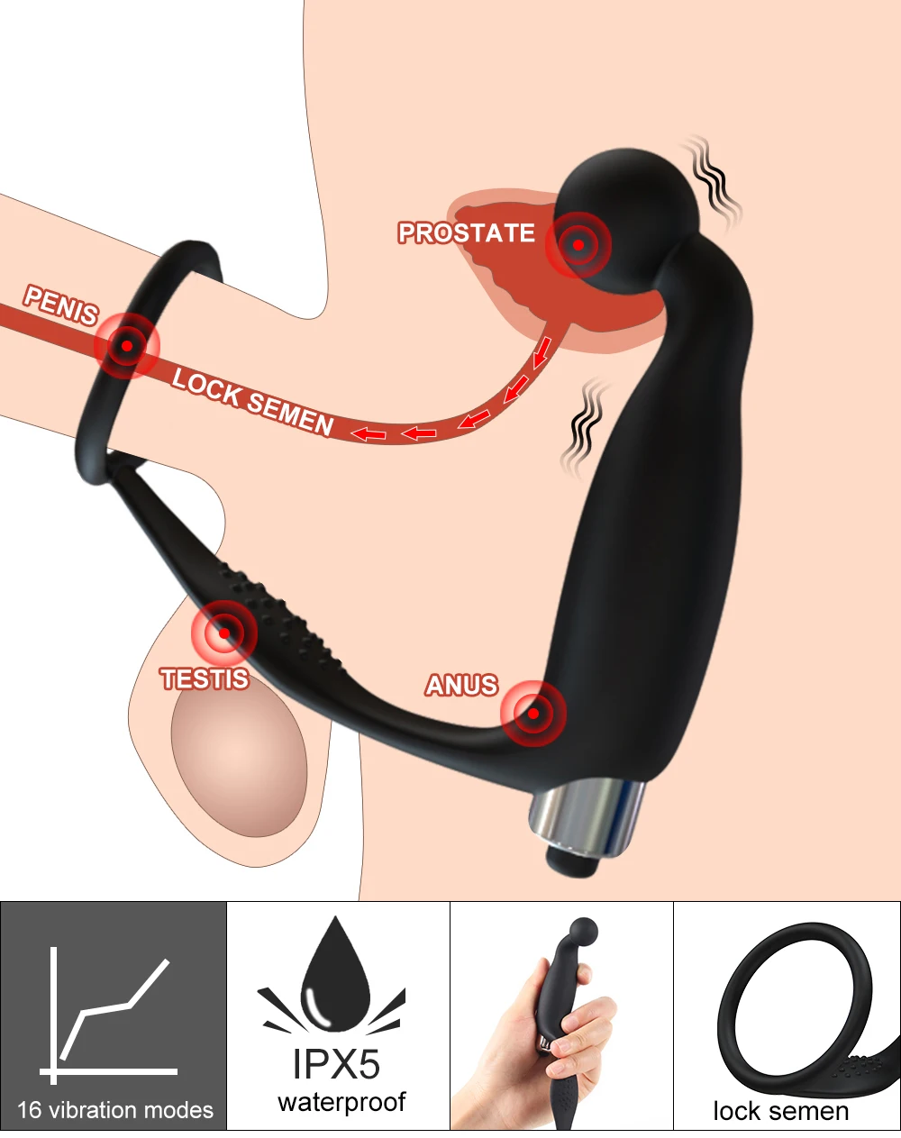 An application scenario or product detail of male butt plug - Image 2