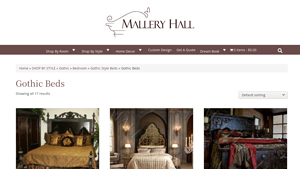 Mallery Hall - Gothic Beds