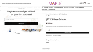 Maple - JET X Mixer Grinder