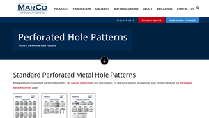 Marco Specialty Steel - Perforated Metal Solutions