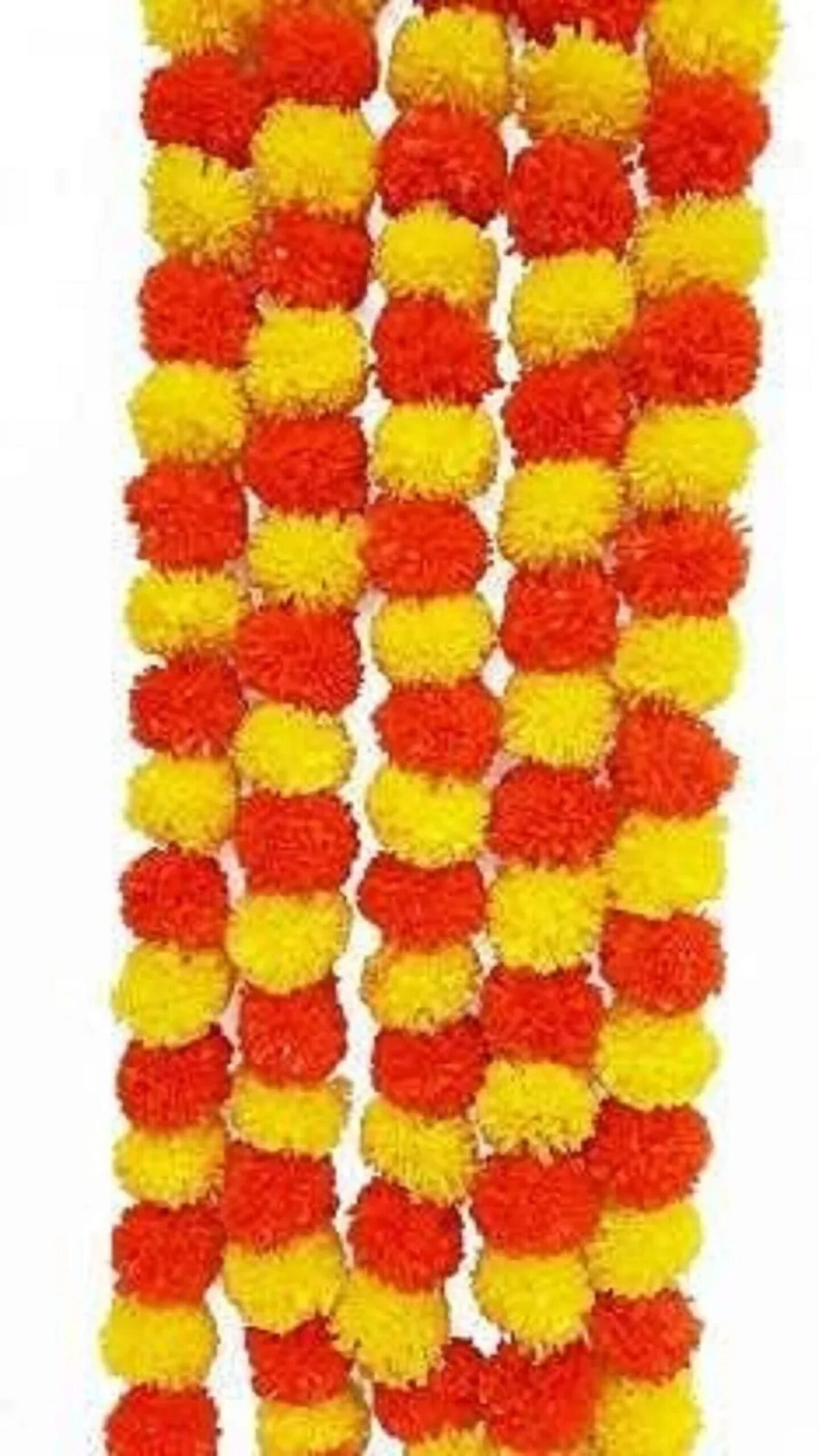 An application scenario or product detail of marigold garland - Image 7