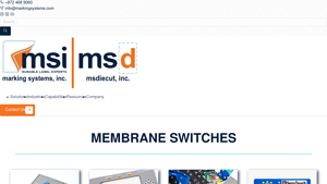 Marking Systems - Membrane Switches