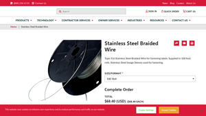 Markserv - Stainless Steel Braided Wire