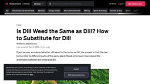 MasterClass - Dill Herb