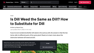 MasterClass - Dill Herb