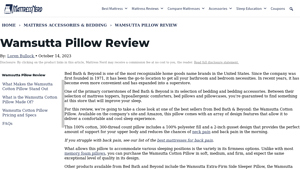 Wamsutta - Cotton Pillow