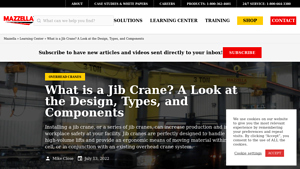 Mazzella Companies - Jib Cranes
