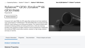 Mcam - Nylatron™ GF30/Ertalon™ 66 GF30 PA66