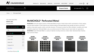 McNICHOLS - Perforated Metal Sheets & Panels