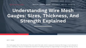 MCSW USA - Wire Mesh Gauges