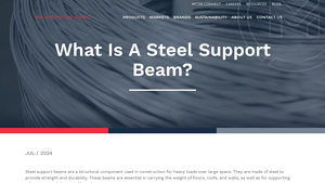 MCSW - Steel Support Beams