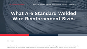 MCSW USA - Welded Wire Reinforcement