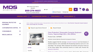 MDS Associates - Clear Protection® Keyboard Covers