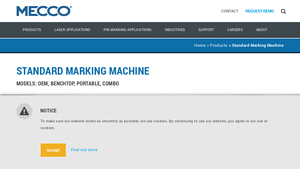 Mecco - COUTH Standard Dot Peen Marking Machine