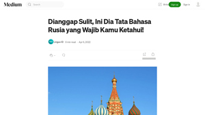 Tata Bahasa Rusia - Panduan Dasar