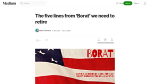 Borat - Cultural Learnings of America