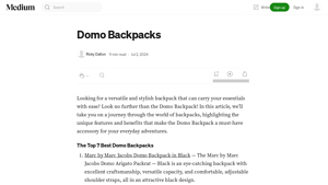 Marc by Marc Jacobs - Domo Backpack