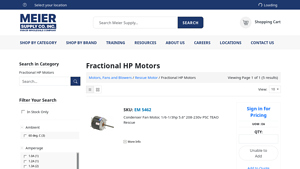 Meier Supply - Condenser Fan Motors