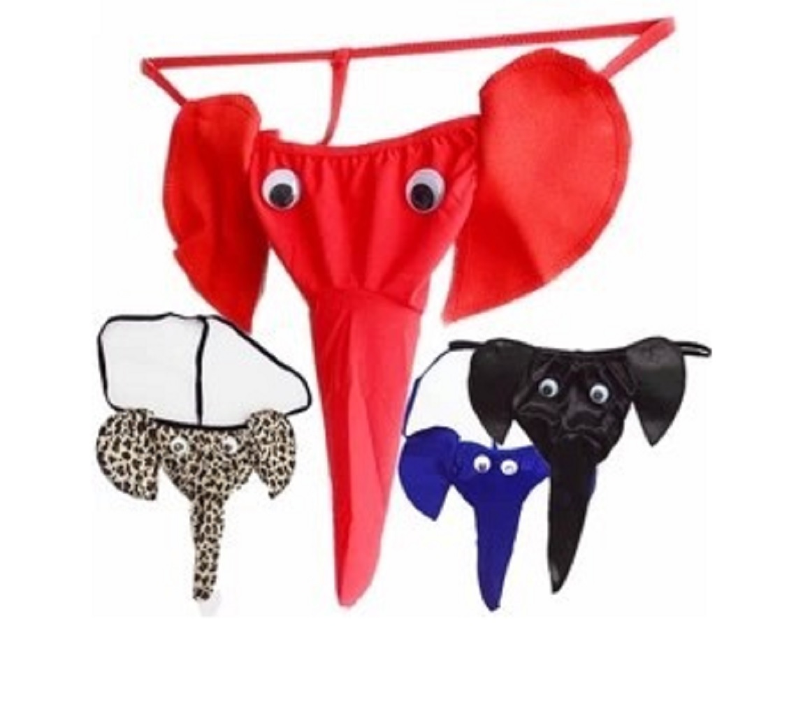 An application scenario or product detail of mens elephant underwear - Image 1