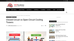 MEP Academy - Closed Circuit Cooling Towers