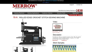 Merrow - 18-A Crochet Sewing Machine