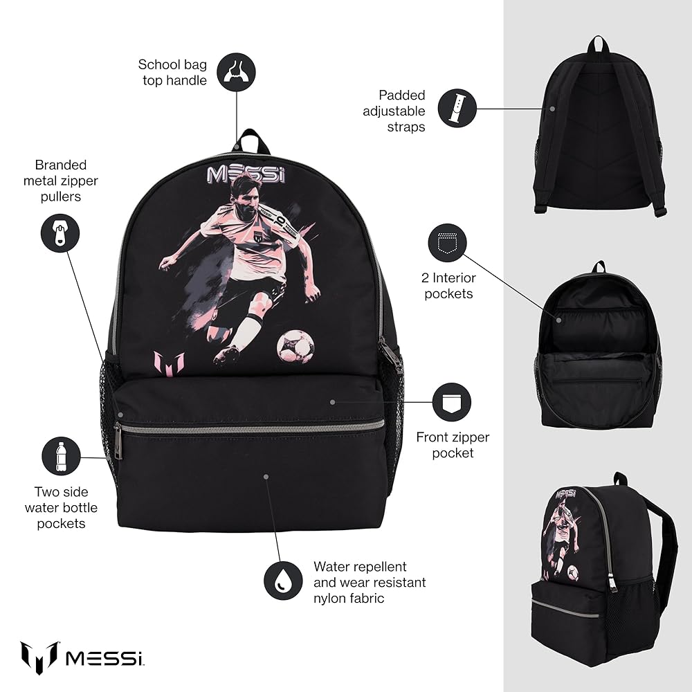 An application scenario or product detail of messi backpack - Image 14