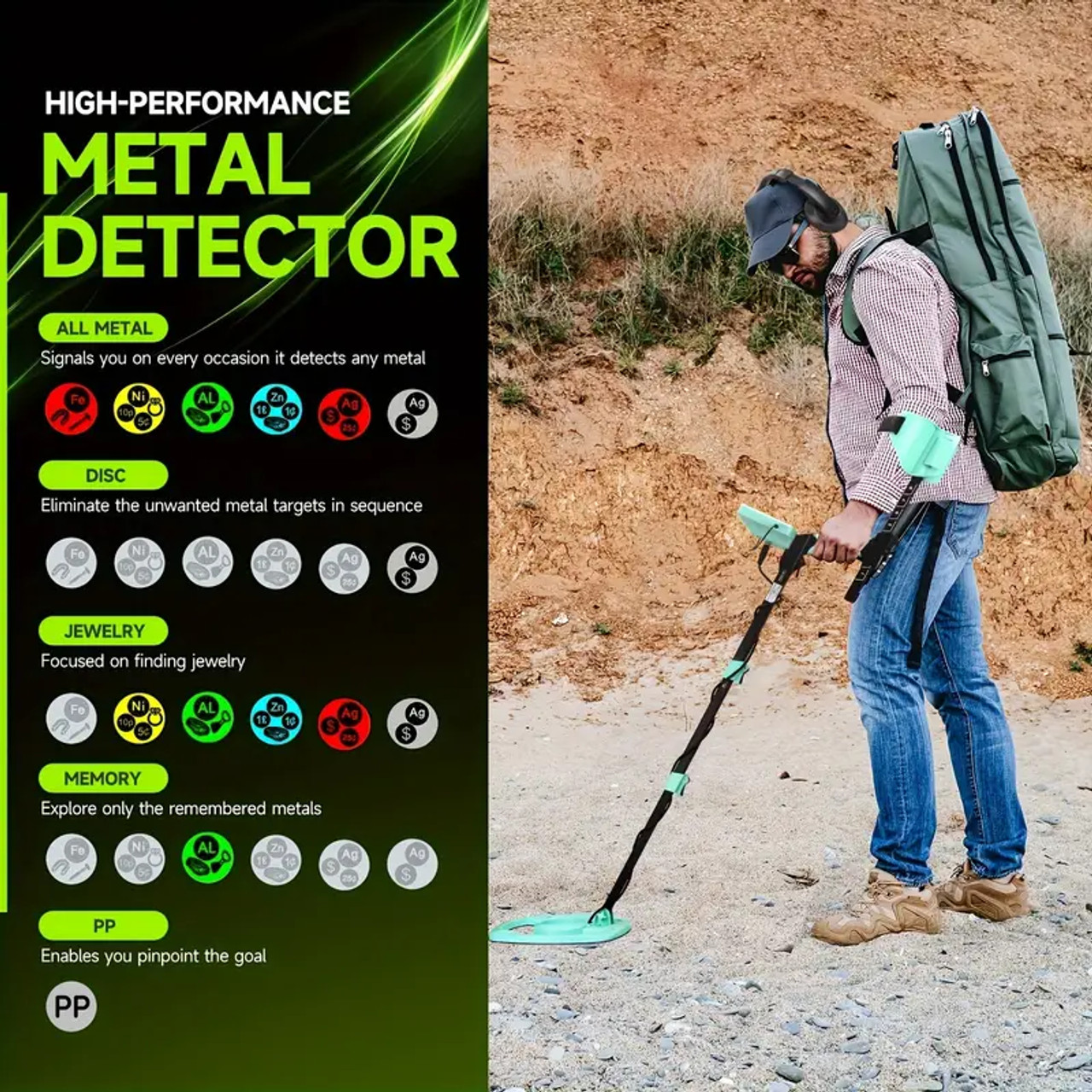 An application scenario or product detail of metal detector with color display - Image 16