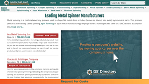 Metal Spinners - Metal Spinning Services