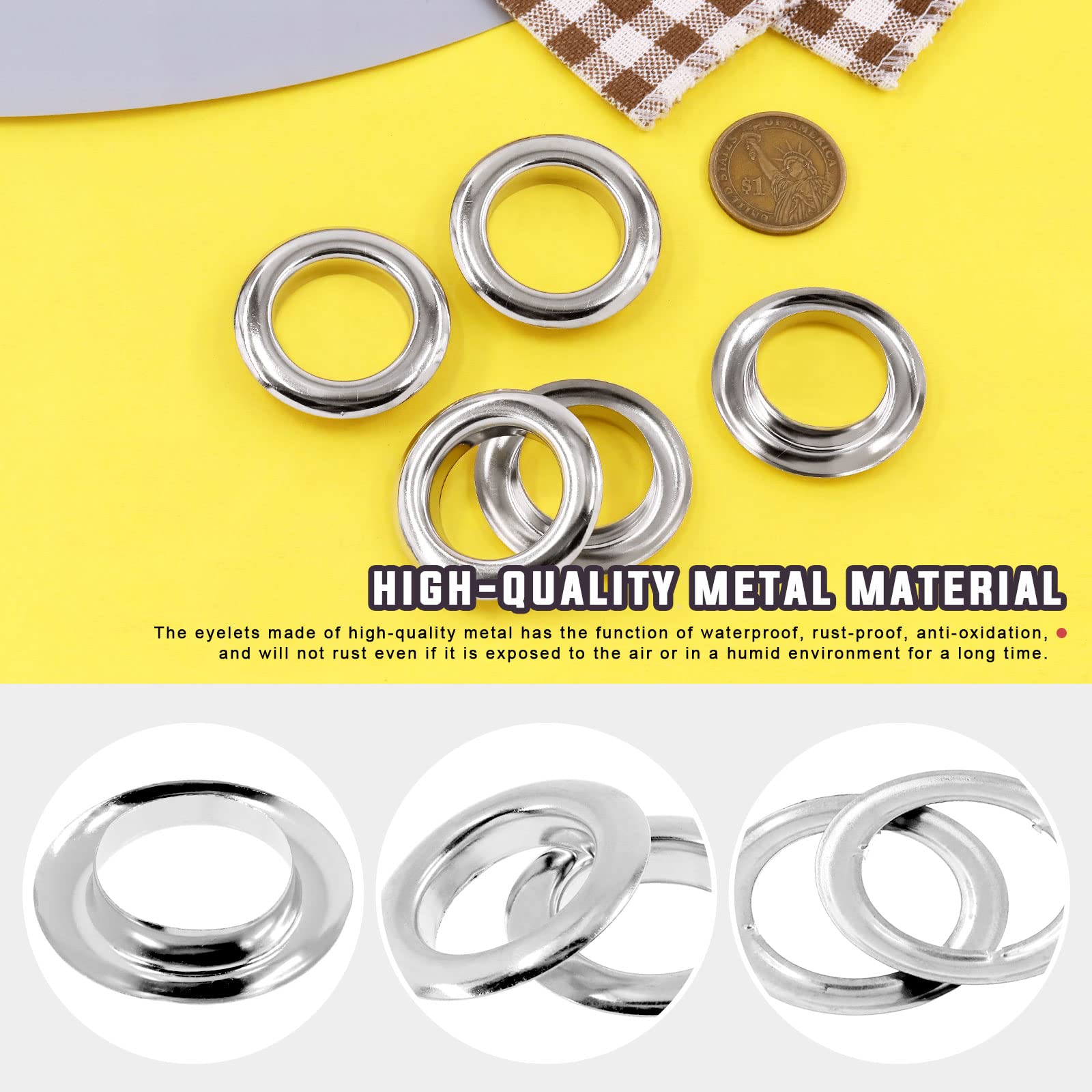 An application scenario or product detail of metallic eyelets - Image 9