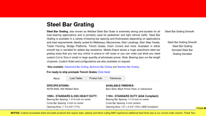 Metals Depot - Steel Bar Grating