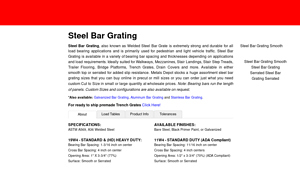 Metals Depot - Steel Bar Grating