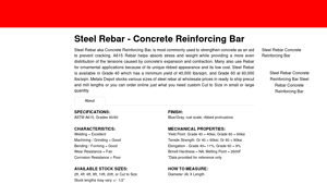 Metals Depot® - Steel Rebar