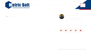MetricBolt - Precision Threading Solutions