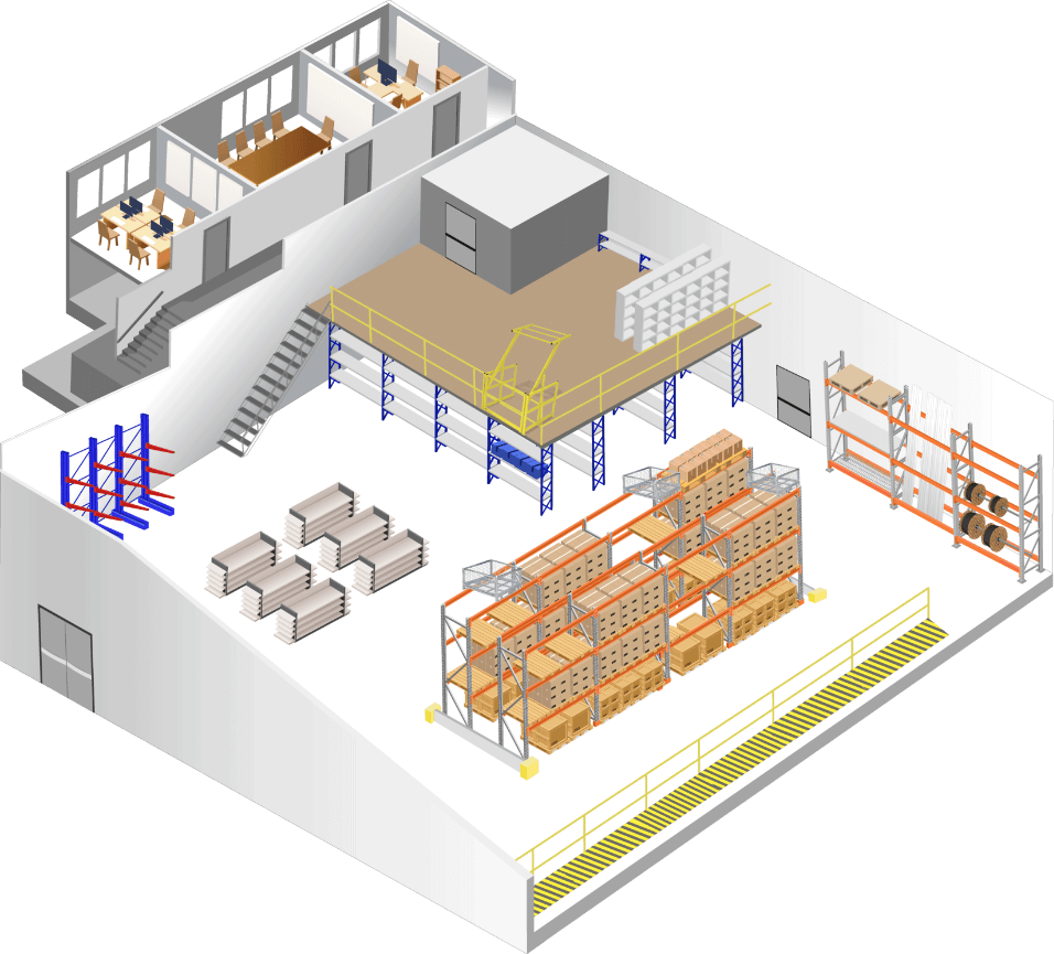 An application scenario or product detail of mezzanine plan - Image 9