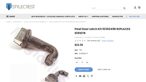 MH Parts - Pawl Door Latch Kit 1036349R