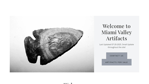 Miami Valley Artifacts - Authentic Prehistoric Artifacts