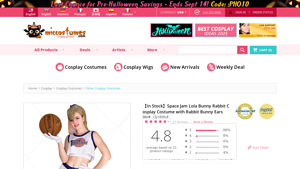 Miccostumes - Space Jam Lola Bunny Cosplay Costume