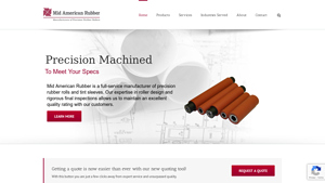 Mid American Rubber - Precision Rubber Rolls & Tint Sleeves