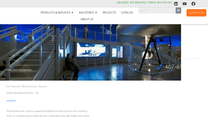 Mid Florida Material Handling - Steel Mezzanine Floors