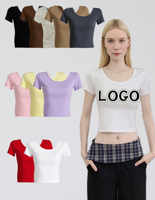 An application scenario or product detail of midriff shirt - Image 10